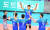 8일 서울 장충체육관에서 열린 KB손해보험과 경기에서 득점을 올린 뒤 환호하는 우리카드 선수들. [사진 한국배구연맹]