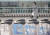 지난달 인천국제공항 제1 여객터미널에 수하물 카트가 줄지어 세워져 있다. 연합뉴스