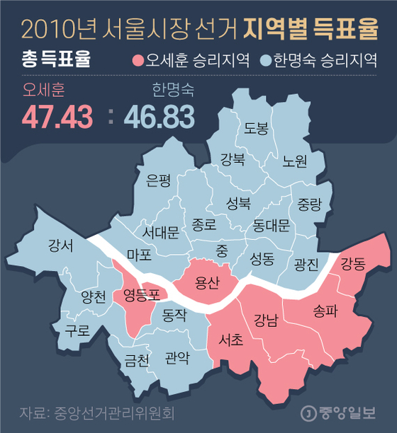 국민의힘 '우울한 서울지도'...강남에 갇힌 그들이 놓친 것