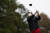 US여자오픈 3라운드 김아림의 모습. 김아림은 이번 대회 4라운드 내내 마스크를 착용했다. [AP=연합뉴스]