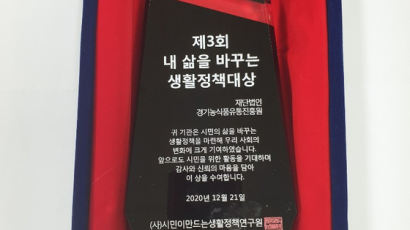 경기농식품유통진흥원, 도민의 삶에 기여하는 생활정책대상 수상
