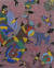 허진, 유목동물+인간-문명, 2020-1,162x130cm, 한지에 수묵채색 및 아크릴, 2020. [사진 허진 작가]