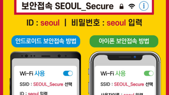 새해부터 서울 공공와이파이는 ‘SEOUL_Secure’로 통한다