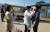 충남 예산군 소속 방역요원들이 외국인 근로자를 대상으로 코로나19 검사를 진행하고 있다. [사진 예산군]