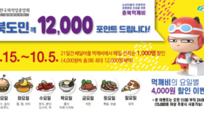 ‘배민’ 위협하는 충북형 배달앱 ‘먹깨비’…하루 주문 5000건 