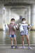 강다인(왼쪽)·김승연 학생기자가 환경도 지키고 건강도 지키는 ‘플로깅’(줍깅) 캠페인에 참여했다.