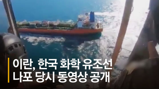 [영상]이란 치밀한 나포 계획? 함정 5척에 헬기까지 띄웠다