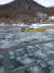 충북 옥천군 옥천읍 오대마을 이동수단이 철선이 대청호가 얼면서 운행을 할 수 없다. [사진 이세원 이장]