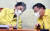 더불어민주당 이낙연(왼쪽)대표와 김태년 원내대표가 11일 국회에서 열린 최고위원회의에서 대화를 나누고 있다. 오종택 기자