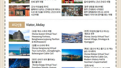 문화체육관광부의 ‘랜선 여행’, ‘집콕여행꾸러미’