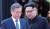 2018년 4.27남북정상회담 당시 문재인 대통령(왼쪽)과 김정은 북한 국무위원장. 윤건영 민주당 의원은 당시 문 대통령이 USB를 평화의집 1층에서 건넸다고 1일 밝혔다. 중앙포토.