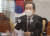 정세균 국무총리가 2일 서울 종로구 정부서울청사에서 열린 개신교계 지도자 간담회에 참석해 발언하고 있다. 뉴시스