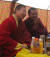 왕싱푸(왼쪽)와 그의 친구인 루룽 [HNTV, 환구시보]