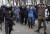 지난달 31일(현지시간) 상테페테르부르크에서 러시아 경찰이 '나발니 석방 요구 시위'에 참여한 사람들을 체포하고 있다. [AP=연합뉴스]