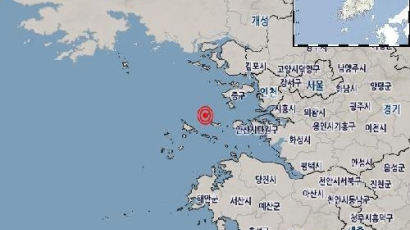 인천 옹진 서남서쪽 해역서 규모 2.2 지진…"지진동 느낄 수 있어"