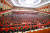북한 노동당 제8차 대회 참가자들이 지난달 13일 평양 4.25문화회관에서 회의를 하고 있다. 7000명이 모인 회의에서 참석자들은 마스크를 착용하지도, 띄어 앉기도 하지 않았다. [노동신문]