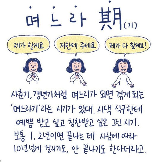 예쁨 받는 며느리? 일종의 세뇌 같은 거죠