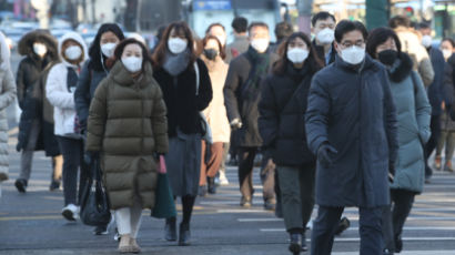 출근길 찬바람 불며 영하권 강추위…전국에 눈·비