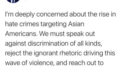 빌 클린턴 “아시아계 미국인 겨냥 혐오범죄 증가에 깊은 우려”