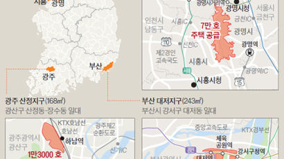 광명·시흥에 7만 가구 신도시…서울까지 20분 철도망 구축
