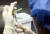 27일 오전 서울 중구 국립중앙의료원 중앙예방접종센터에서 코로나19 화이자 백신을 맞은 코로나19 의료 종사자들이 관찰실에서 대기하고 있다. 뉴스1