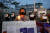 한국청년연대, 청년진보당, 청년하다 등 청년단체 회원들이 15일 오후 서울 강남구 한국토지주택공사(LH) 서울지역본부 앞에서 LH 투기 의혹을 규탄하는 촛불집회를 하고 있다. 뉴시스