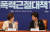 남인순·진선미 의원이 지난해 4월 국회에서 열린 젠더폭력근절대책 1차 회의에서 대화를 나누고 있다. 뉴스1