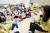 10일 북구청직장어린이집에서 광주 북구 여성가족과 아동보호팀 직원들이 아동학대 예방 상황극을 통해 아이들이 학대를 인지하고 대처할 수 있는 교육을 진행하고 있다. 뉴스1