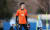 한일전을 앞둔 23일 축구대표팀 골키퍼 조현우가 수비 훈련을 하고 있다. [사진 대한축구협회]