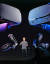 마크 저커버그 페이스북 CEO가 미국 캘리포니아에서 열린 연례 개발자 콘퍼런스에서 ‘오큘러스 퀘스트’를 소개하고 있다. [AFP=연합뉴스]