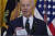 조 바이든 미국 대통령이 25일 첫 공식 기자회견을 했다. 이날 카메라에 포착된 그의 수첩에는 북한 관련 메모가 적혀있었다. AP=연합뉴스