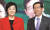 2011년 서울시장 보궐선거 TV토론 당시 박영선 민주당 후보(왼쪽)와 박원순 무소속 후보. [중앙 포토]