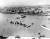 수에즈 동란이 벌어지던 1956년 11월 19일 수에즈운하 북쪽 입구인 포트 사이드에 선박이 침몰해 있다. 당시 마비됐던 운하는 1959년 재개통됐다. AP=연합뉴스 