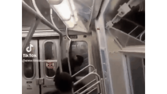 뉴욕 지하철서 흑인이 아시아인 무차별 폭행…결국 혼절 [영상] 