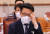 김진욱 고위공직자 범죄수사처(공수처) 처장이 16일 국회에서 열린 법제사법위원회 전체회의에 출석하고 있다. 연합뉴스
