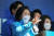 더불어민주당 박영선 서울시장 후보가 31일 서울 동작구 이수역 인근에서 집중유세를 펼치며 지지를 호소하고 있다. 2021.3.31 오종택 기자
