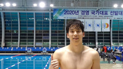 이주호, 배영 100m서 한국 선수 최초 53초대 진입