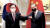 정의용 외교부 장관과 왕이 중국 외교부장이 3일 중국 푸젠성 샤먼 하이웨호텔에서 열린 한중 외교장관 회담에 앞서 기념촬영을 하고 있다. (사진=외교부 영상 캡처) 뉴시스