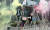 시민·청년단체들이 지난 2월 서울 강남구 포스코센터 앞에서 미얀마 군부와의 관계 청산을 촉구하는 집회 중 연막탄을 터트리고 있다. [연합뉴스]