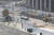 확장공사로 인해 파헤쳐진 서울 광화문광장 서측 도로(세종문화회관 앞)의 모습. 장진영 기자