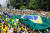 지우마 호세프 대통령의 탄핵을 요구하는 브라질 시위. 사진 AP=연합뉴스