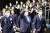 문재인 대통령이 9일 경남 사천시 한국항공우주산업(KAI) 고정익동에서 열린 한국형전투기(KF-X) 시제기 출고식에 참석하고 있다. 뉴시스