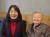 윤미향 더불어민주당 의원(왼쪽)과 '위안부' 피해자 길원옥 할머니. 사진 정의기억연대 홈페이지