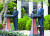 지난 16일(현지시간) 미국 워싱턴DC 백악관에서 바이든 대통령(오른쪽)과 스가 일본 총리가 정상회담을 한 뒤 공동기자회견을 하고 있다. [연합뉴스]