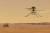 인류 역사상 최초로 화성 동력 비행에 성공한 인저뉴어티가 화성에서 비행하는 모습. [사진 AP통신·NASA]