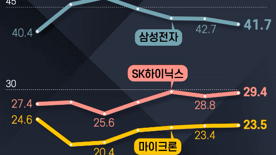 파운드리 벌어지고 D램·낸드는 쫓기고…삼성 괜찮니