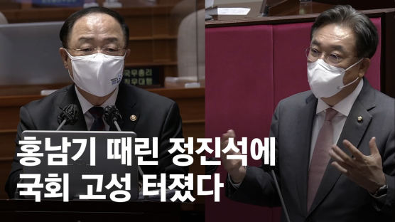 여야에 핏대 세운 총리대행 홍남기…심상정도 “진정하라”