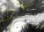 천리안 위성으로 본 태풍 '수리개'. 태풍의 눈이 뚜렷하게 보인다. 기상청