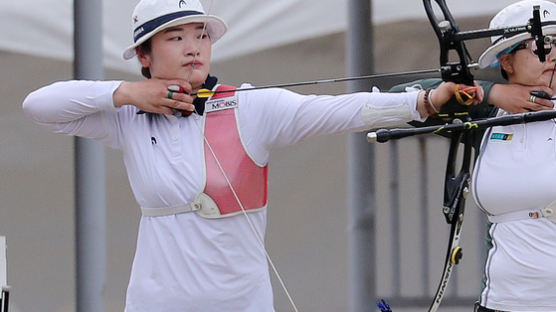 강채영-김우진, 도쿄올림픽 양궁선발전 남녀 1위