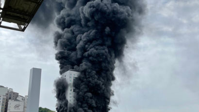 남양주 오피스텔 공사장서 큰불…시커먼 연기 치솟아